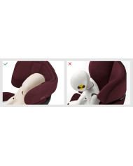 CYBEX SOLUTION X I-FIX AUTOTURVATOOL 15–36 KG, RUMBA RED