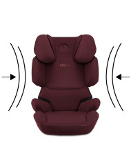 CYBEX SOLUTION X I-FIX AUTOTURVATOOL 15–36 KG, RUMBA RED