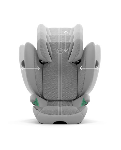 CYBEX SOLUTION PLUS G2 I-FIX AUTOISTE 15–36 KG, STONE GREY