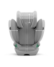 CYBEX SOLUTION PLUS G2 I-FIX AUTOISTE 15–36 KG, STONE GREY