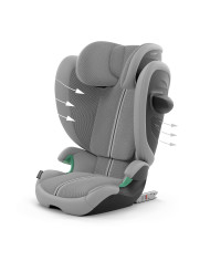 CYBEX SOLUTION PLUS G2 I-FIX AUTOISTE 15–36 KG, STONE GREY