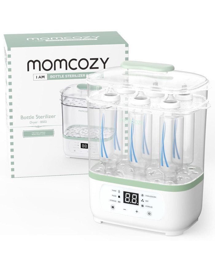 MOMCOZY 8-IN-1 ELEKTRILINE AURUGA LUTIPUDELITE STERILISAATOR IMIKUTELE