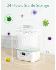 MOMCOZY 8-IN-1 ELEKTRILINE AURUGA LUTIPUDELITE STERILISAATOR IMIKUTELE