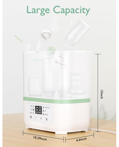 MOMCOZY 8-IN-1 ELEKTRILINE AURUGA LUTIPUDELITE STERILISAATOR IMIKUTELE