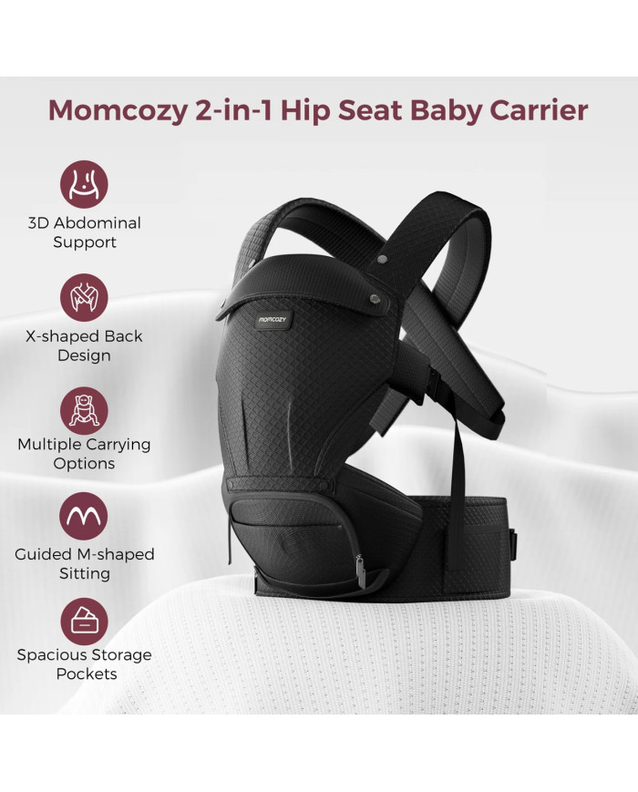 MOMCOZY BEEBIKANDMIS MOVE2FIT 2IN1 PUUSATOEGA, MUST