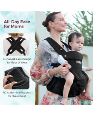 MOMCOZY BEEBIKANDMIS MOVE2FIT 2IN1 PUUSATOEGA, MUST