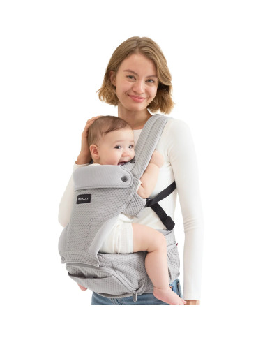 MOMCOZY BEEBIKANDJA MOVE2FIT 2IN1 PUUSASEDMEGA, VÕRGUSTIKUGA, HALL