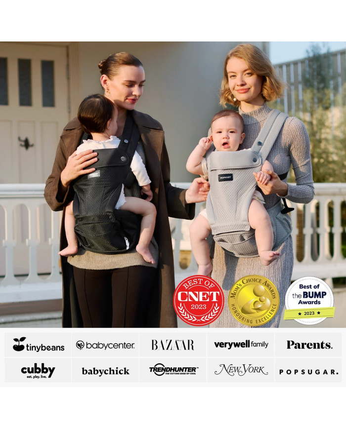 MOMCOZY BEEBIKANDJA MOVE2FIT 2IN1 PUUSASEDMEGA, VÕRGUSTIKUGA, HALL
