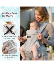 MOMCOZY BEEBIKANDJA MOVE2FIT 2IN1 PUUSASEDMEGA, VÕRGUSTIKUGA, HALL