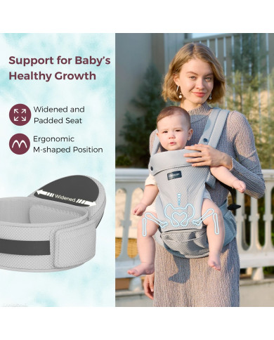 MOMCOZY BEEBIKANDJA MOVE2FIT 2IN1 PUUSASEDMEGA, VÕRGUSTIKUGA, HALL