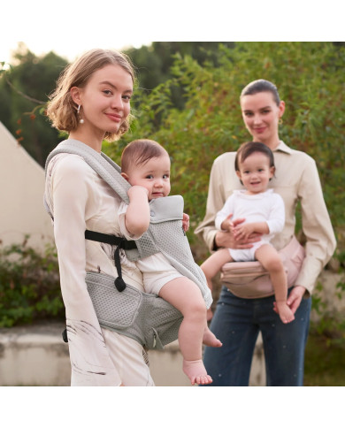 MOMCOZY BEEBIKANDJA MOVE2FIT 2IN1 PUUSASEDMEGA, VÕRGUSTIKUGA, HALL