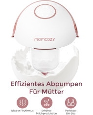 MOMCOZY Kahepoolne Juhtmevaba Rinnapump M6 - Roosa