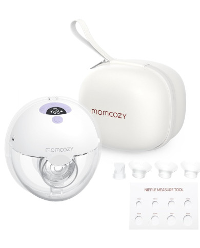 MOMCOZY Kaasaskantav Juhtmevaba Rinnapump M5 – Lilla