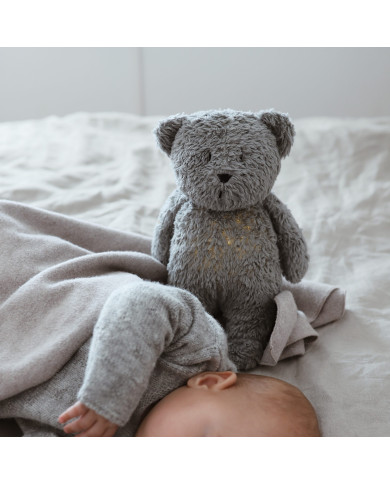 MOONIE 2.0 Uinuta­ja Karuke Grey – Beebi Rahulik Kaaslane