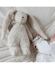 MOONIE 2.0 Organic Unesõber Jänku Grey – nutikas abiline beebile