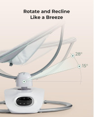 MOMCOZY Elektriline 3D-liikumisega beebikiik Cocosway