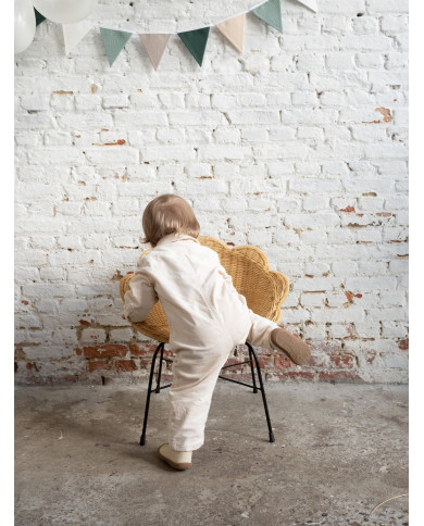 CHILDHOME Laste rotangtool FLOWER – stiilne disain
