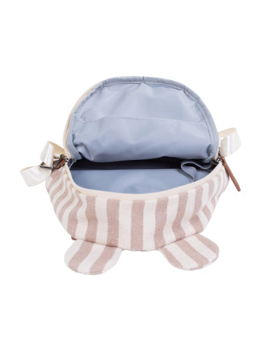 CHILDHOME Laste seljakott My First Bag – Stripes Nude/Terracotta