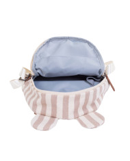 CHILDHOME Laste seljakott My First Bag – Stripes Nude/Terracotta
