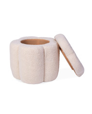 CHILDHOME Laste Puhv-Mänguasjakast - Flower Off White