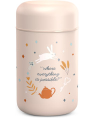 SUAVINEX Wonderlandi termotoidunõu 400 ml, roosa