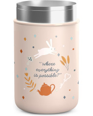 SUAVINEX Wonderlandi termotoidunõu 400 ml, roosa