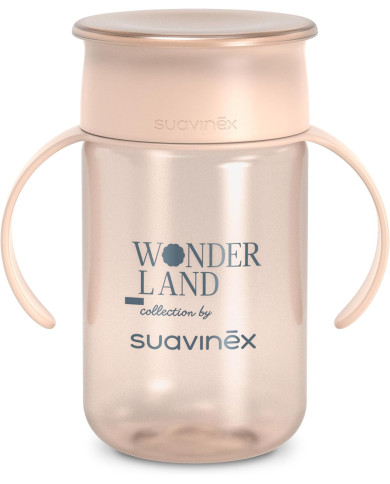 SUAVINEX 360° Lekkekindel Õppetops +12 kuud, Wonderland Pink
