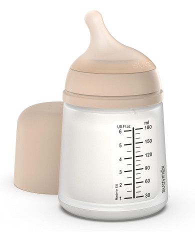 SUAVINEX ZERO ZERO Koolikutevastane lutipudel 180ml +0 kuud LIGHT