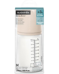 SUAVINEX ZERO ZERO ANTI-COLIC LUTIPUDEL, 270 ML, ALATES +3 KUUST
