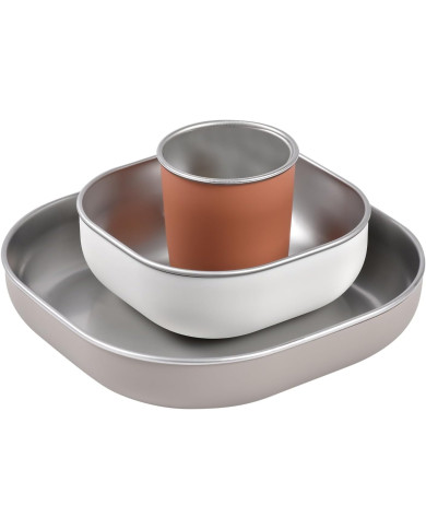 BEABA Roostevabast Terasest Lõunakomplekt, Terracotta – 3 osa