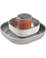 BEABA Roostevabast Terasest Lõunakomplekt, Terracotta – 3 osa