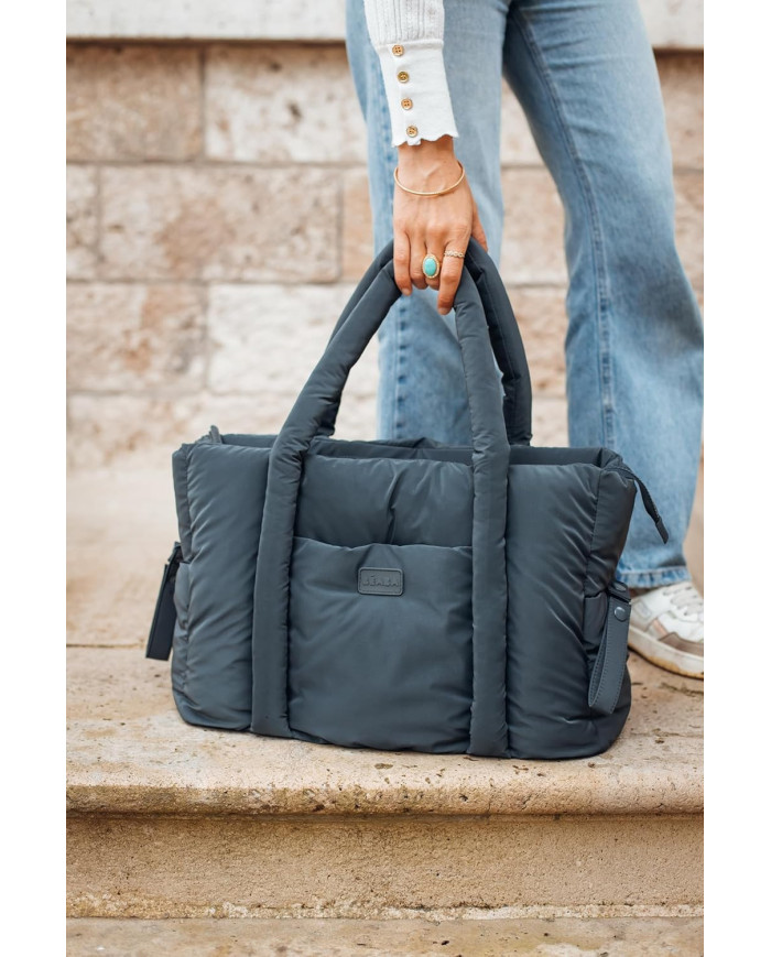 BEABA emakott Puffy Paris Dark Heather Grey – stiilne ja mahukas