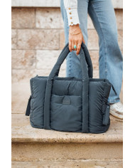 BEABA emakott Puffy Paris Dark Heather Grey – stiilne ja mahukas
