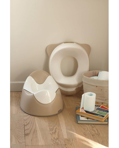 BEABA õpetav WC-poti iste, Clay – ergonoomiline disain