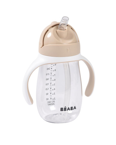 BEABA joogipudel kõrrega 300 ml – Clay