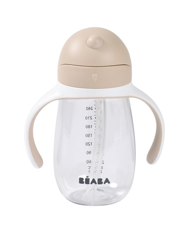 BEABA joogipudel kõrrega 300 ml – Clay