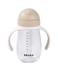 BEABA joogipudel kõrrega 300 ml – Clay
