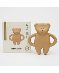 MOONIE Looduslikust kummist hammustusmänguasi karuke – Cappuccino