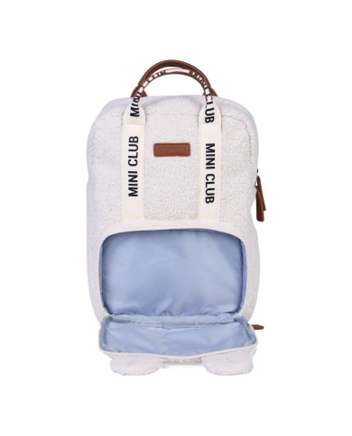 CHILDHOME laste seljakott Mini Club Signature (Teddy Off White) | Kinderland