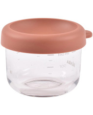 BEABA Klaasist toidukarp kaanega 150 ml – Terracotta | Kinderland
