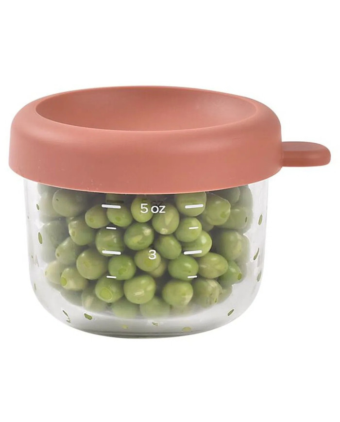 BEABA Klaasist toidukarp kaanega 150 ml – Terracotta | Kinderland