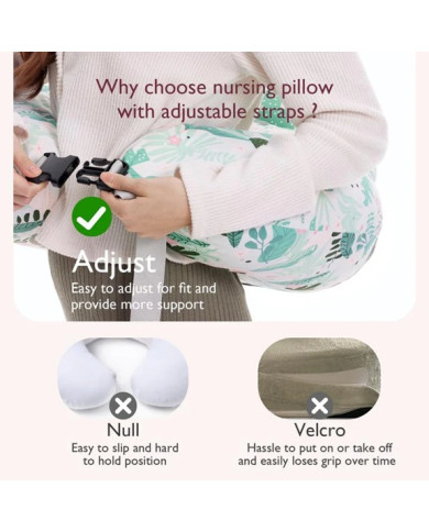 Momcozy kohanduv toitmispadi Green Leaves | Kinderland