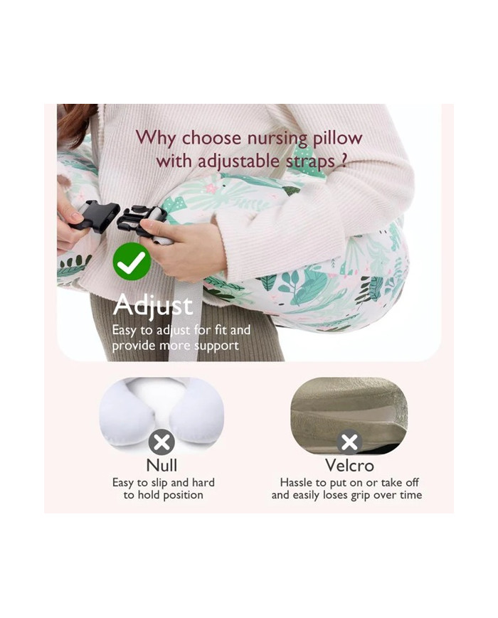Momcozy kohanduv toitmispadi Green Leaves | Kinderland