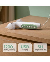 MOMCOZY 2IN1 ELEKTRILINE NINAASPIRAATOR KOOS PIHUSTIGA BREEZYCLEAR