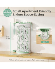 MOMCOZY modulaarne 18 lutipudeli kuivatusrest