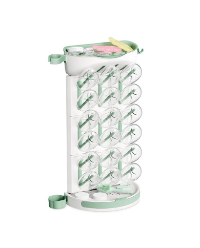 MOMCOZY modulaarne 18 lutipudeli kuivatusrest
