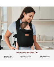 MOMCOZY ergonoomiline beebikandekott WEESNUG, BLACK