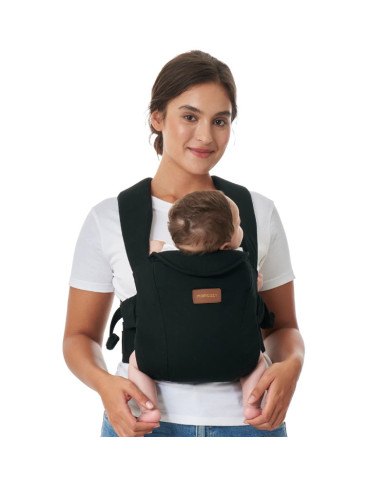 MOMCOZY ergonoomiline beebikandekott WEESNUG, BLACK