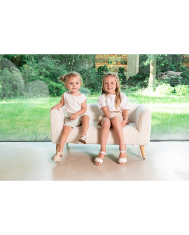 CHILDHOME’i laste diivanvoodi TEDDY Off White – mugavus ja stiil