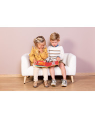 CHILDHOME’i laste diivanvoodi TEDDY Off White – mugavus ja stiil
